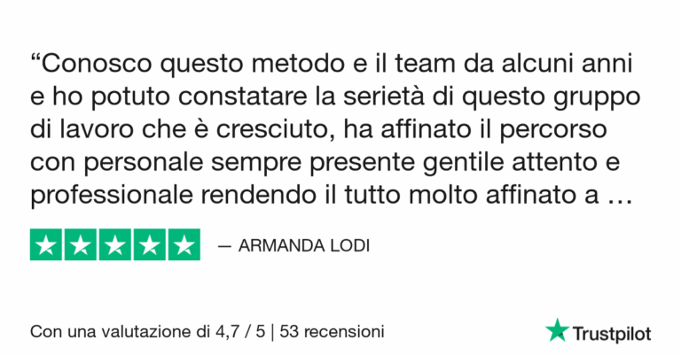 Testimonianze | Metodo InForma