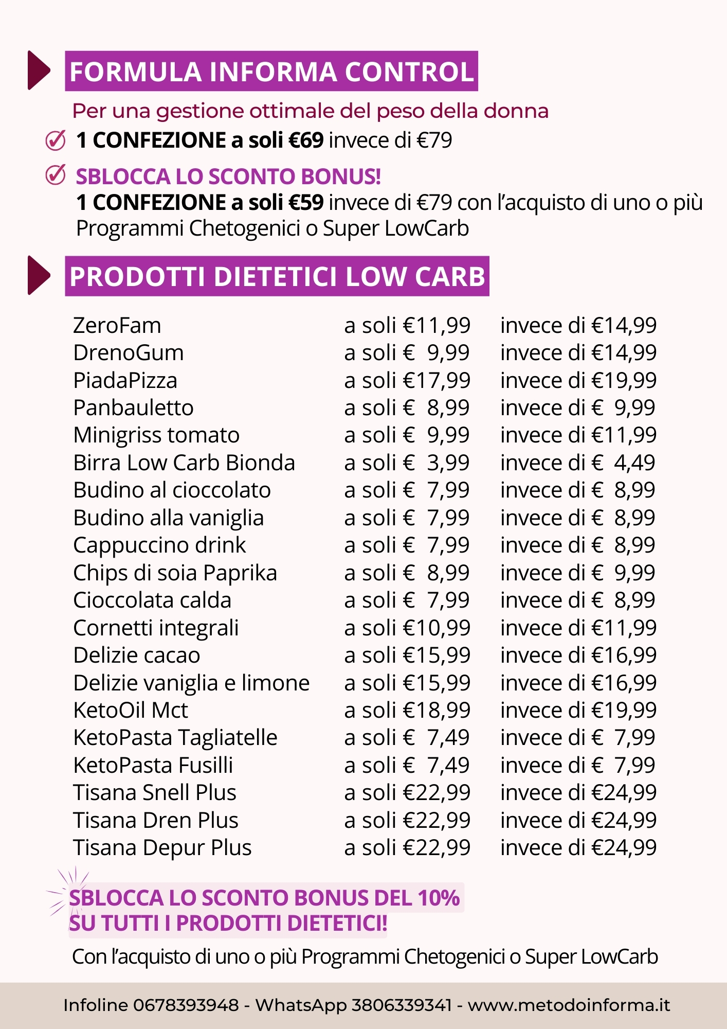 dieta,dieta di mantenimento,Shop