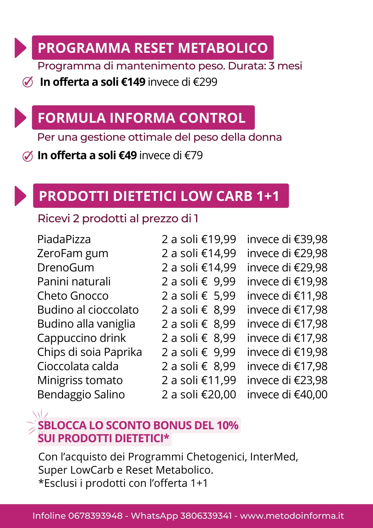 dieta,dieta di mantenimento,Shop