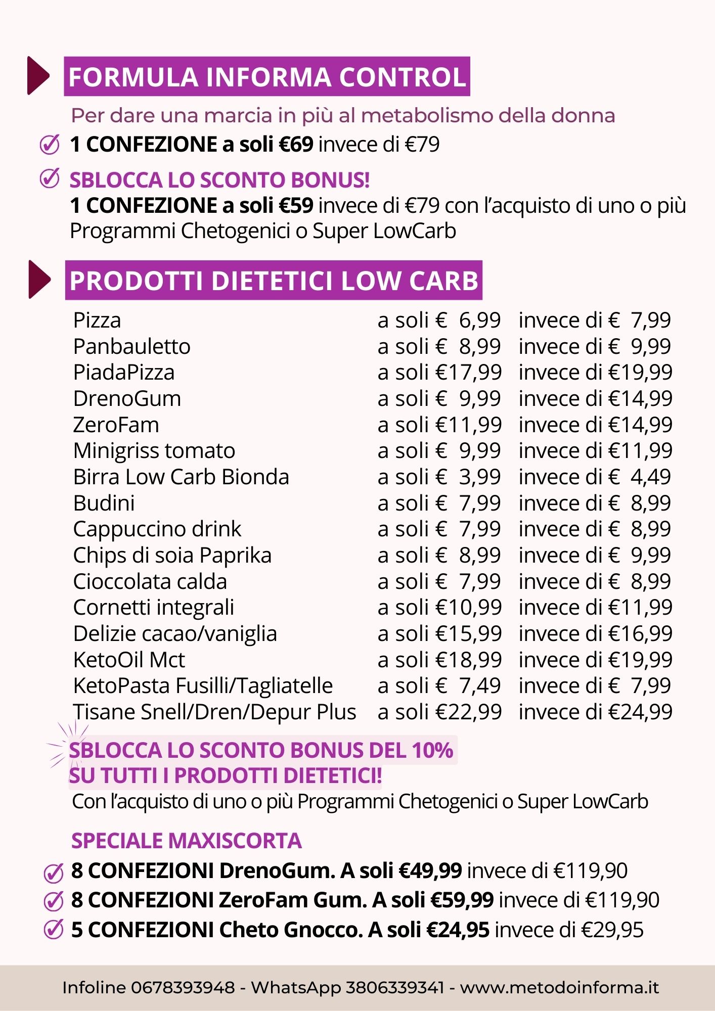 dieta,dieta di mantenimento,Shop