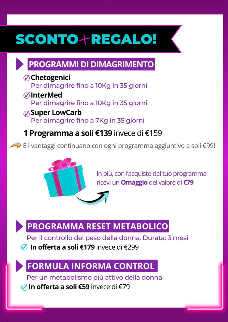 Promo Black | Metodo InForma