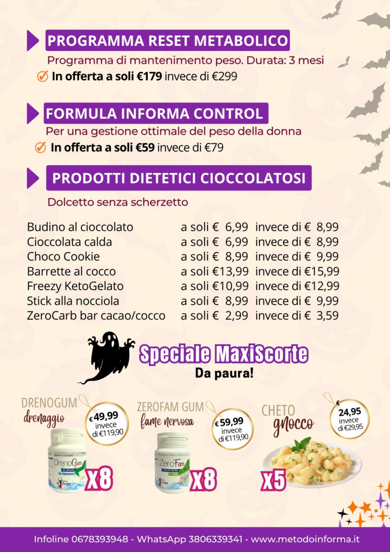 Promo Halloween | Metodo InForma