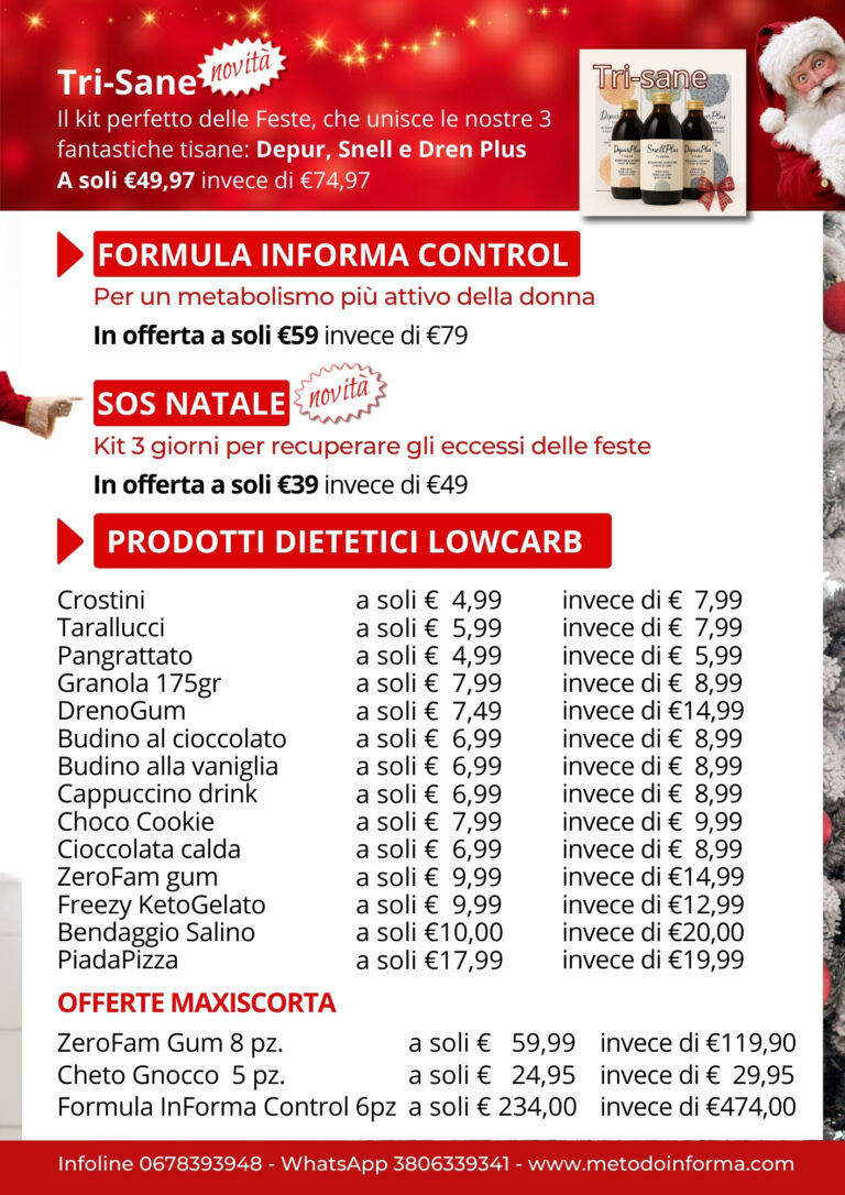 Promo Buone Feste | Metodo InForma