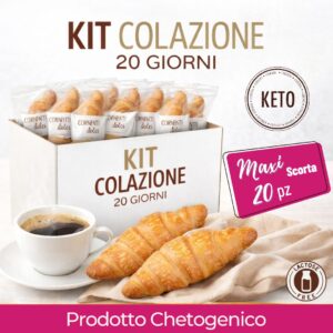 Cornetti Dolci MaxiScorta 20pz | Metodo InForma
