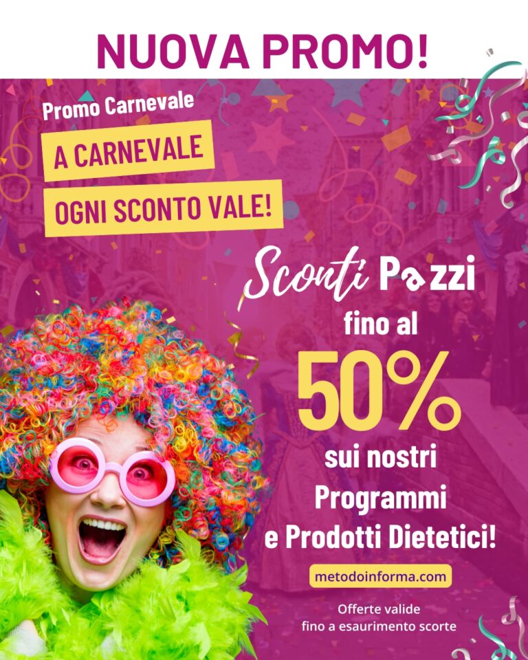 Promo Carnevale | Metodo InForma