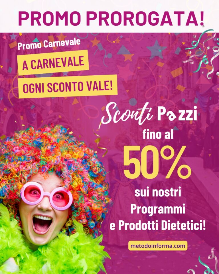 Promo Carnevale | Metodo InForma