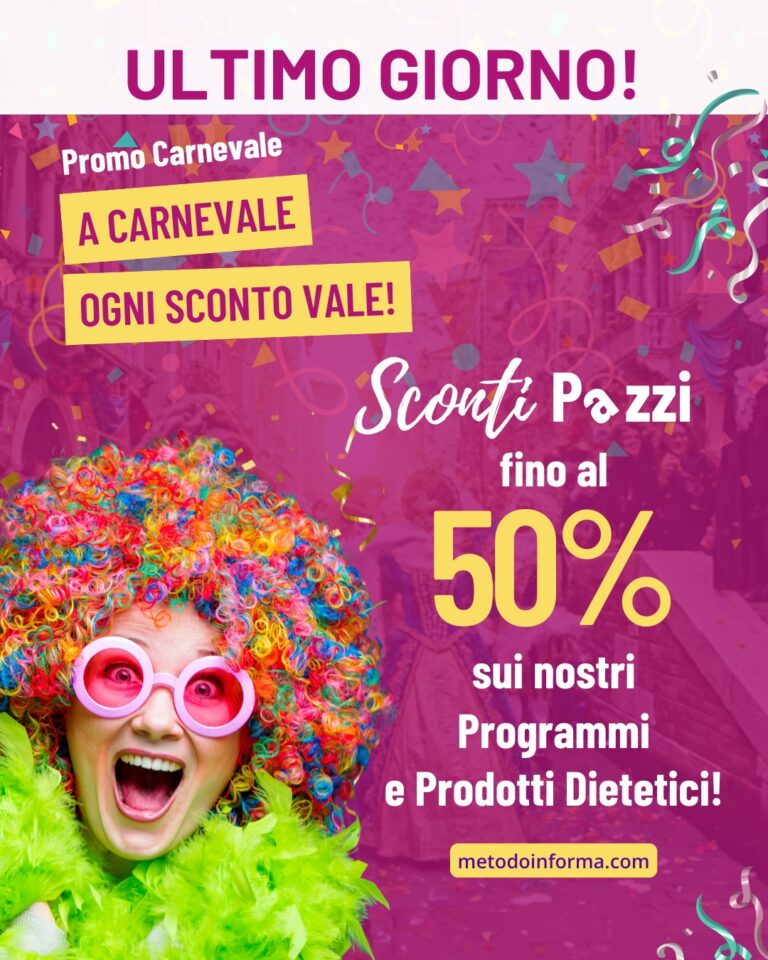 Promo Carnevale | Metodo InForma