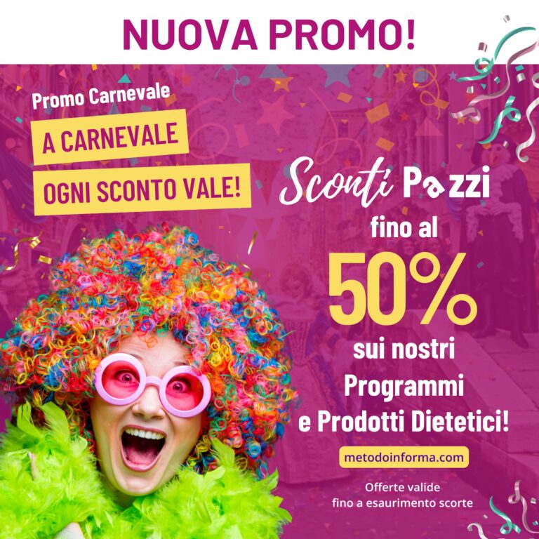 Promo Carnevale | Metodo InForma
