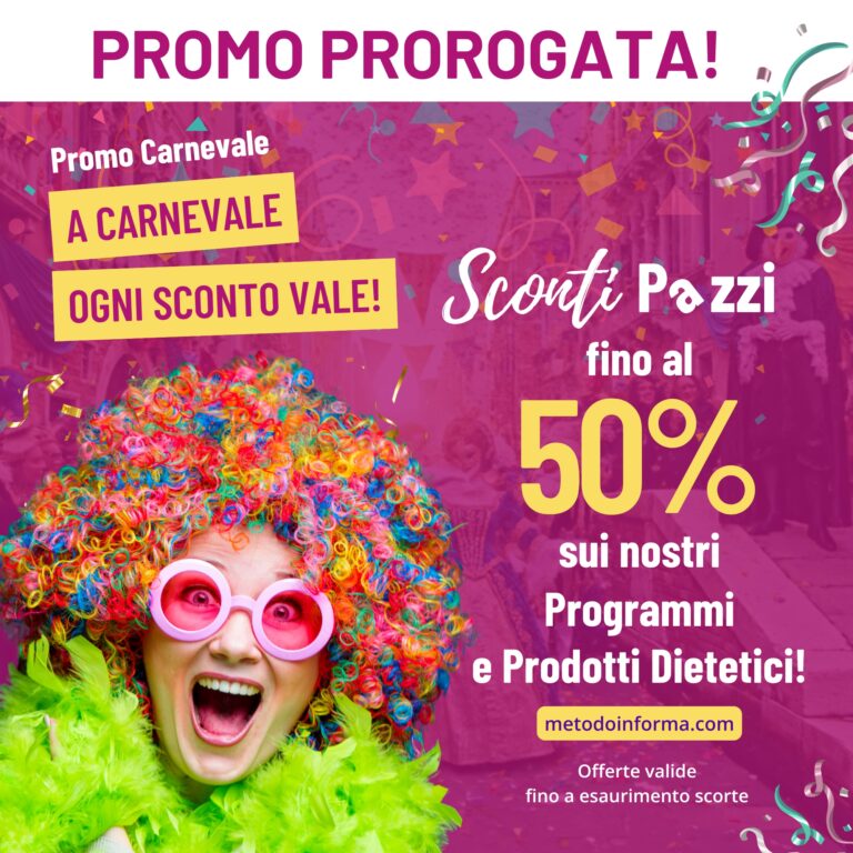 Promo Carnevale | Metodo InForma