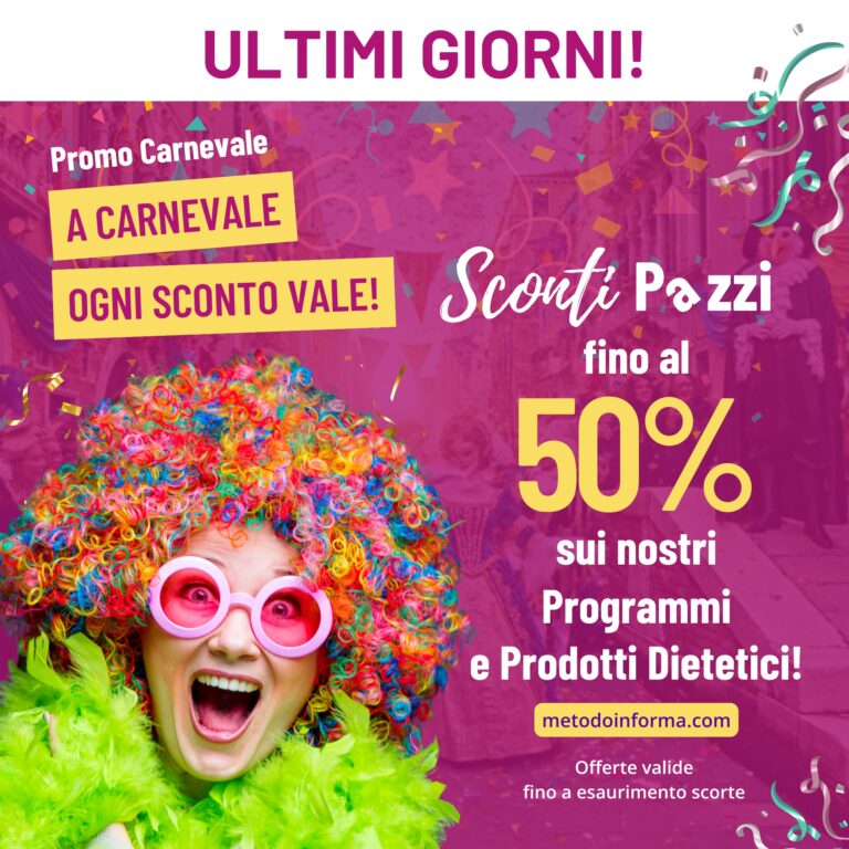 Promo Carnevale | Metodo InForma