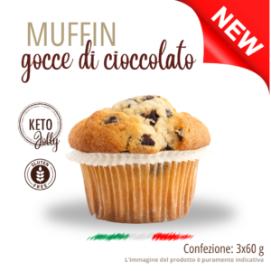muffin con gocce di cioccolato