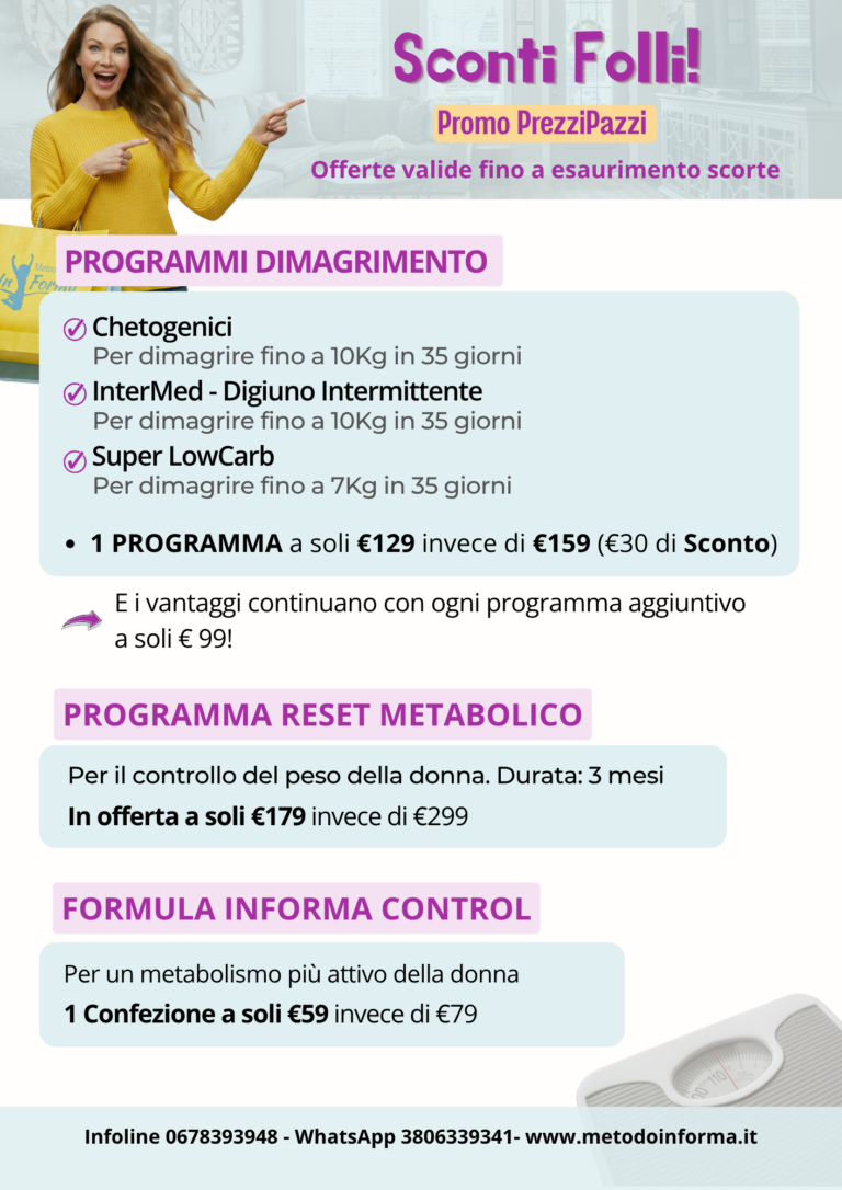 Promo PrezziPazzi | Metodo InForma