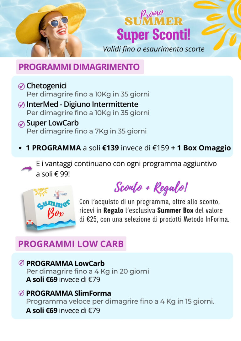 Promo Summer | Metodo InForma