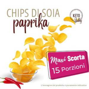 Chips di soia Paprika MaxiScorta 15 porzioni | Metodo InForma