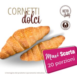 Cornetti dolci MaxiScorta 20 porzioni | Metodo InForma