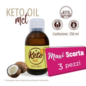 KetoOil Mct MaxiScorta 3 pezzi | Metodo InForma