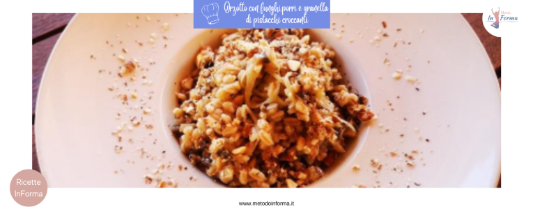 orzotto con funghi